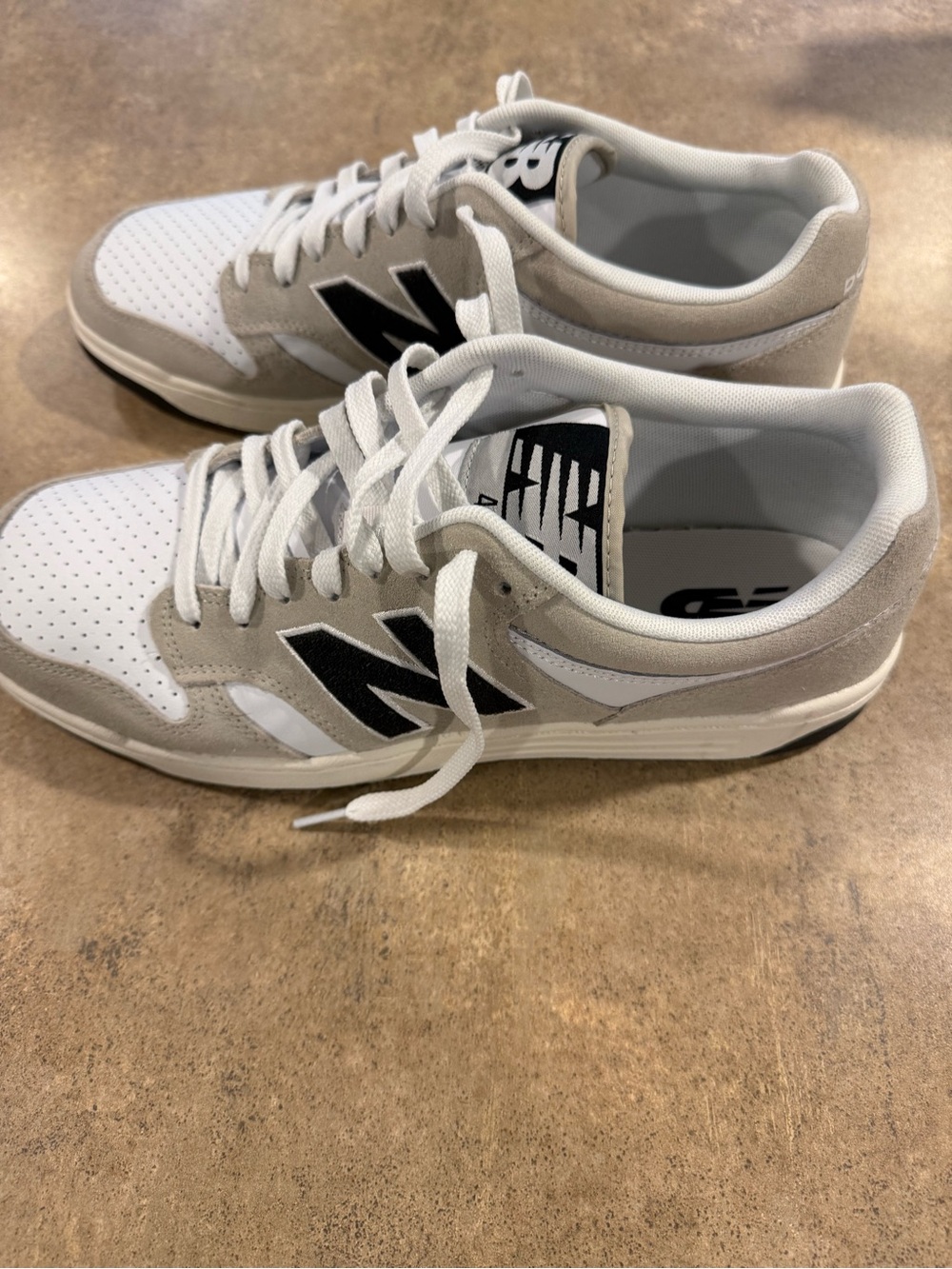 New Balance 480 Men's White, Gray and Black Low-Top Sneakers